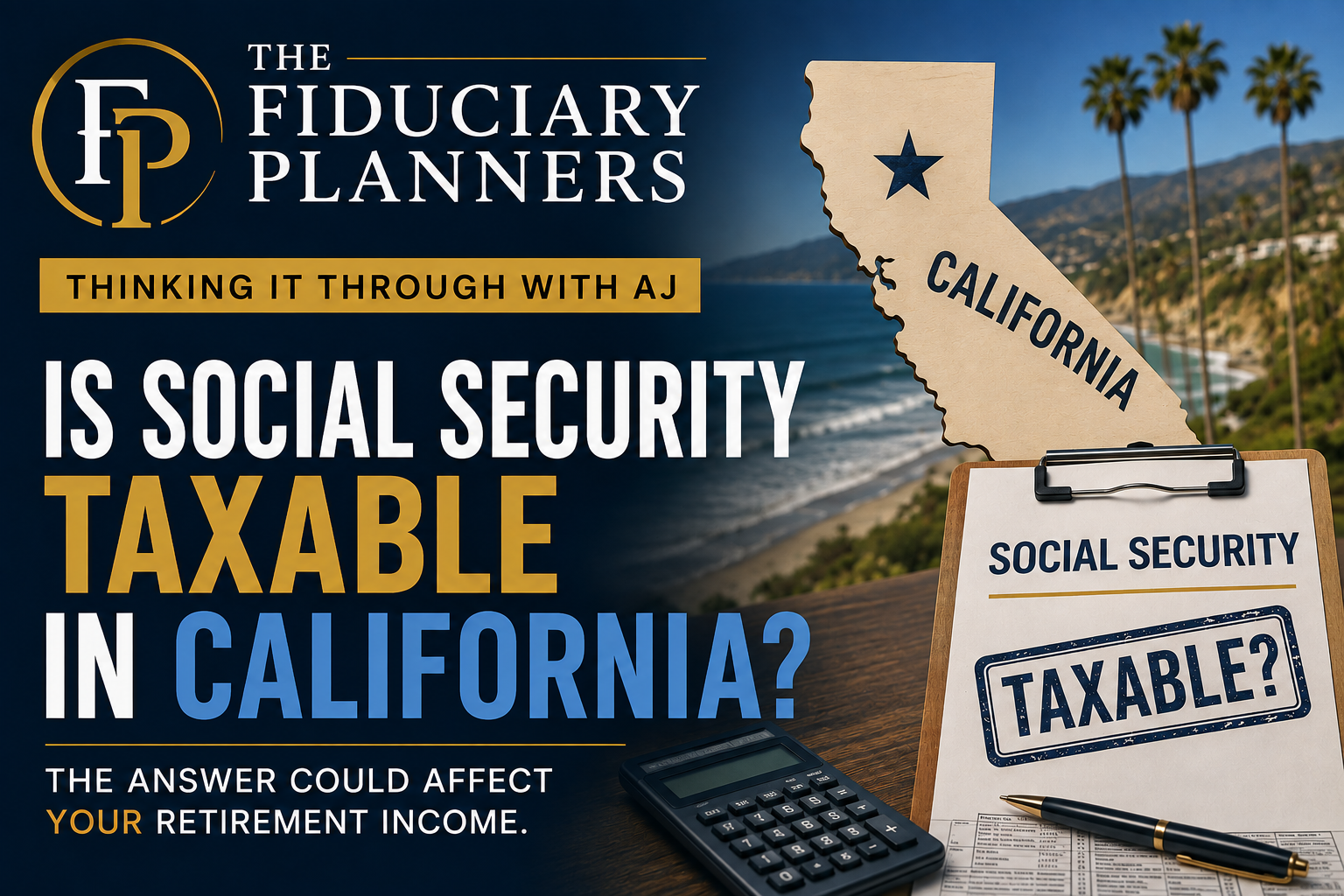 Is Social Security Taxable in California?